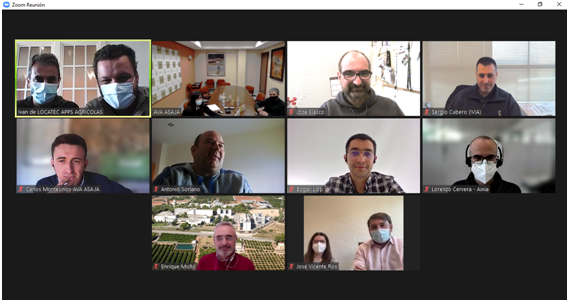 📝 Hoy hemos mantenido una reunión de seguimiento de @Sensoplag en la que se han abordado los avances en las diferentes herramientas tecnológicas del proyecto previas a las pruebas de campo 
📌 Participan: <a href="/GVAivia/">IVIA</a> <a href="/ainiatecnologia/">ainia</a> <a href="/LocatecApps/">Locatec Soluciones Informáticas</a> <a href="/redoli_uv/">REDOLí_UV</a> y <a href="/ava_asaja/">Associació Valenciana d'Agricultors</a>