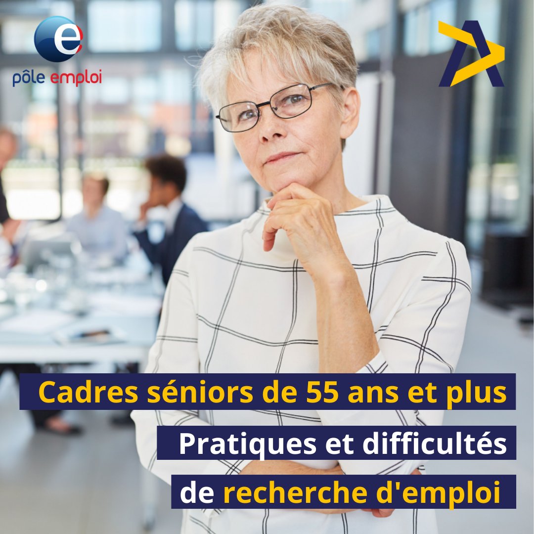 1/6

[Cadres seniors de + de 55 ans : pratiques et difficultés de recherche d’emploi ]

Découvrez notre étude réalisée avec @pole_emploi , après enquête auprès de cadres, recruteurs et professionnels de l'emploi

bit.ly/3B9cY5O
🔽