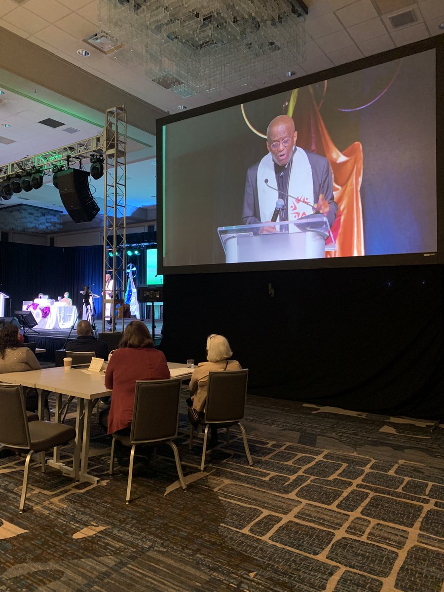 presoutlook's tweet photo. “Risk is faith with skin on it. Risk refuses to hide. Risk is faith uncut.” — Rev. Dr. Ozzie Smith @APCENET #APCE22 https://t.co/6HCwPZAoJk