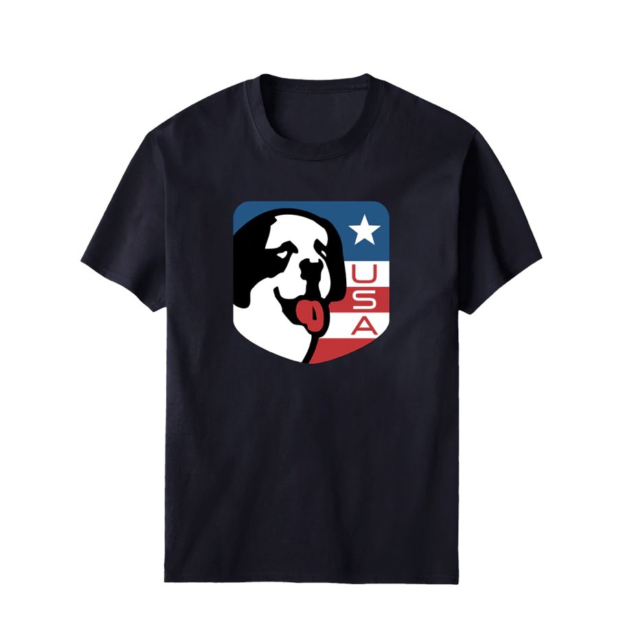 BIGDOGSWOOF's tweet photo. Go Team USA! 
Our newest graphic celebrates the Red, White, Blue, and BIG! Tees, Crews, Hoodies...choices. 

#BigDogs #BigDogSportswear #linkinbio #goteamusa #teamusa https://t.co/5C1bkd1hbx
