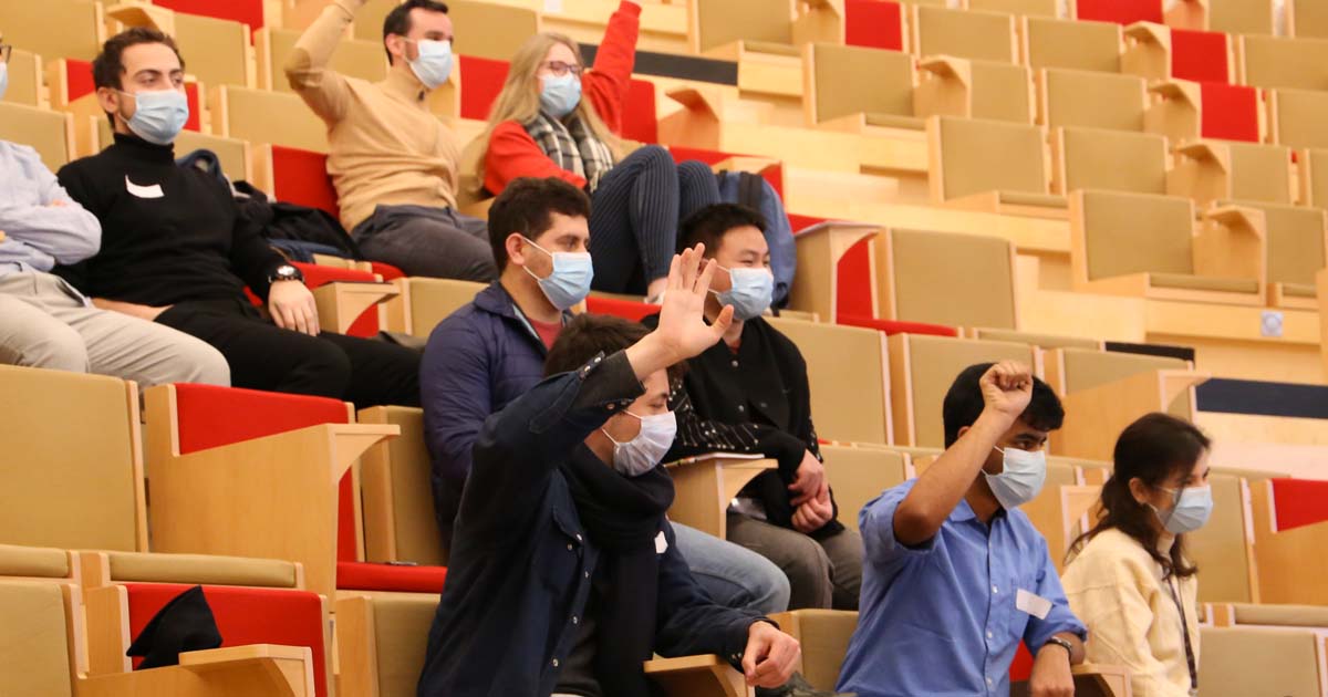 CentraleLille's tweet photo. [#DOCTORANT] Journée d'accueil des doctorants @Centralelille ! Welcome day for new PhD students registered at Centrale Lille ! 👋🤗
Photos prises lors de la présentation de l’association des doctorants #ADECL et l'atelier « research dating »  "Racontez-moi une histoire…" 📸 https://t.co/qAI1mBBWFQ