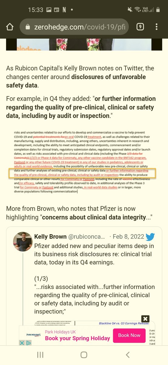 Barry56237's tweet photo. @factode305 @OwenJones84 I am not being contrarian for the sake of it. Pharma has a DREADFUL history of fucking us over.

They are trying to delay the trial data for 75 years for a reason. https://t.co/Q2eHFAuCsD
