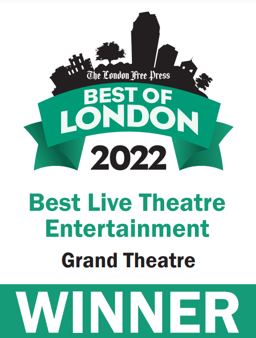 Thank you, #LdnOnt!❤️

The #GrandTheatre is thrilled to be awarded London's 'Best Live Theatre Entertainment' in <a href="/LFPress/">London Free Press</a>'s annual Best of London! 🏆

#ThankYou to all who voted and for your support!  👏We are truly 'London Proud' to be a part of this GRAND and growing city!