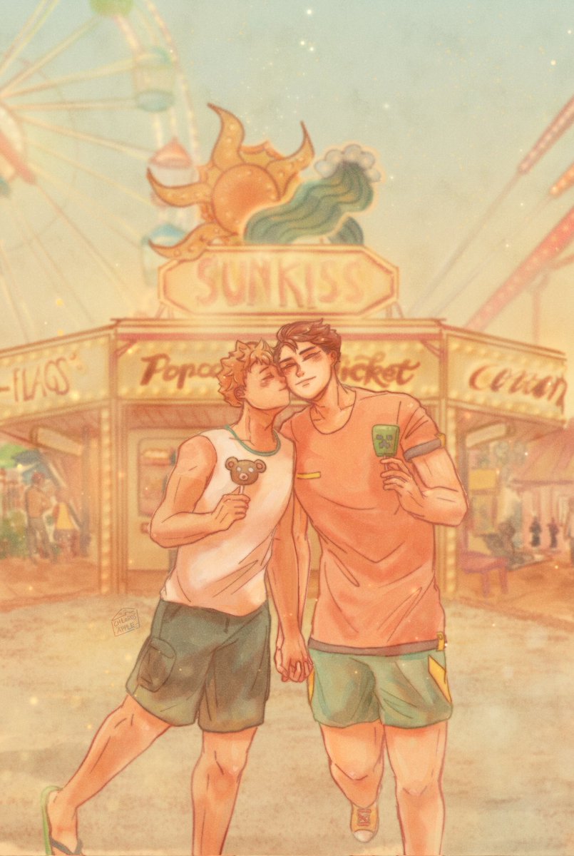 oikawa couldn't remember what life was like without holding hinata's hand. ☀️🌱

#及日 #oihina #haikyuu
