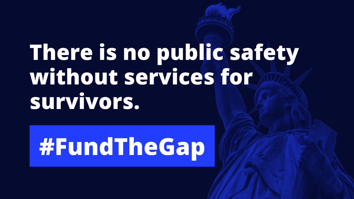 Today we’re joining <a href="/SFFNY/">Sanctuary for Families</a> <a href="/SafeHorizon/">Safe Horizon</a> <a href="/DayOneNY/">Day One</a> <a href="/empirejustice/">Empire Justice (@EmpireJustice on BlueSky)</a> <a href="/LegalServicesHV/">LegalServicesHV</a> <a href="/nylag/">New York Legal Assistance Group (NYLAG)</a> and victim service providers across NY to call on .<a href="/GovKathyHochul/">Governor Kathy Hochul</a> to #SaveVOCA &amp; #FundTheGap to ensure continuity &amp; sustainability of New York’s services for victims of crime.