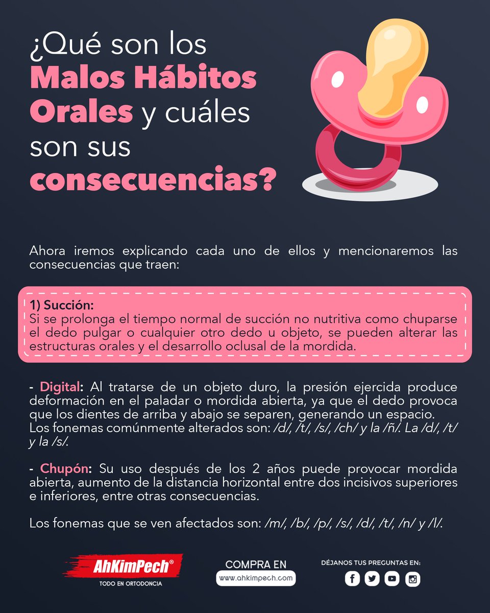 AhKimPechMX's tweet photo. La mayoría de los niños desarrollan apiñamiento dental. Las investigaciones demuestran que la respiración bucal, el empuje lingual, la deglución atípica y la succión digital, son las causas reales de los dientes apiñados. #myobrace #trainer #miofuncional https://t.co/mbpu7kzMra