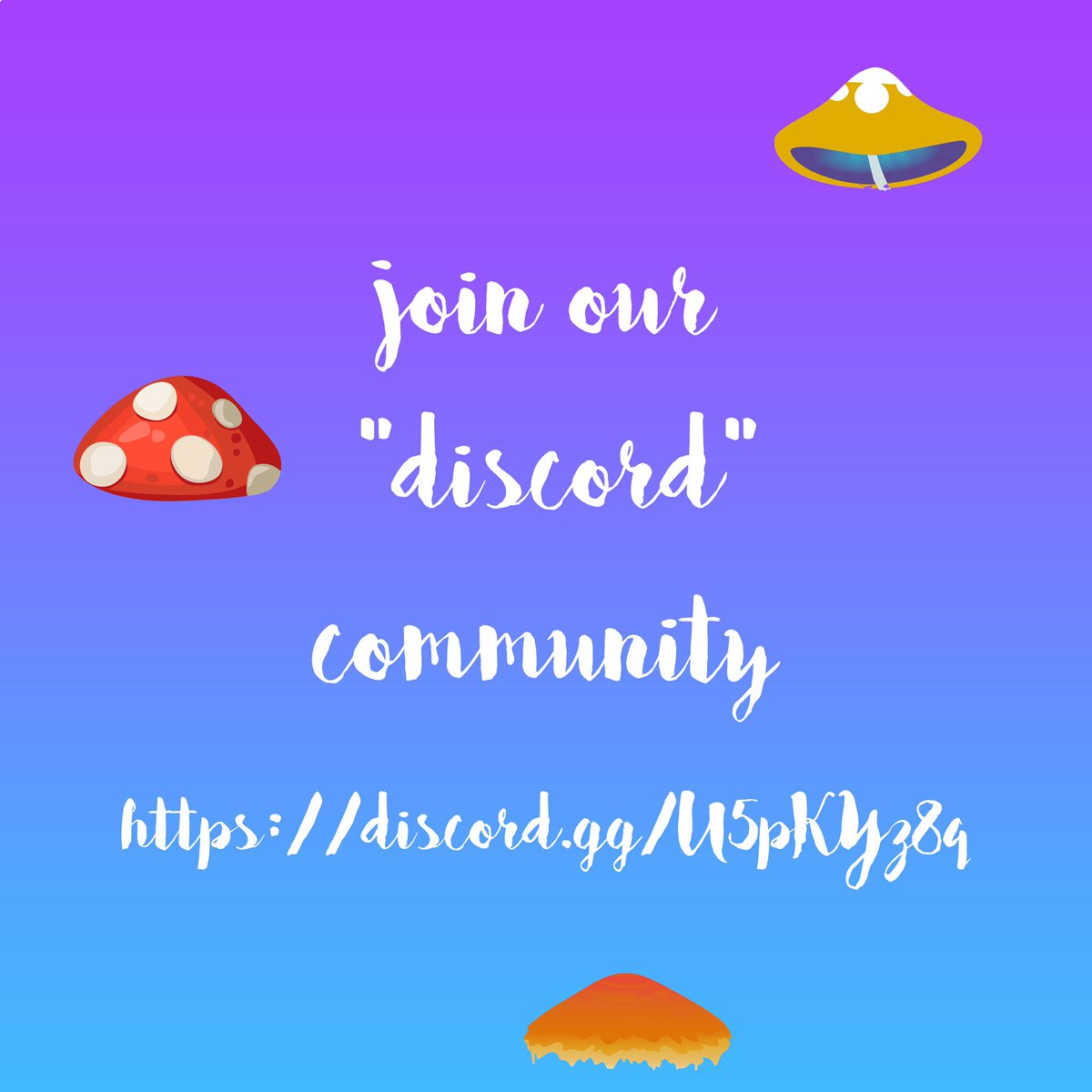 ShroomFaces's tweet photo. Let’s build  the littyest 🔥 🔥🔥 community 🍄 on discord!

Join our discord 

https://t.co/BNaUJlHQVm

#NFTCommumity #Discord #NFTdrops #theshroomfaces #Whitelist #PolygonNFT https://t.co/0qU2je0sX0