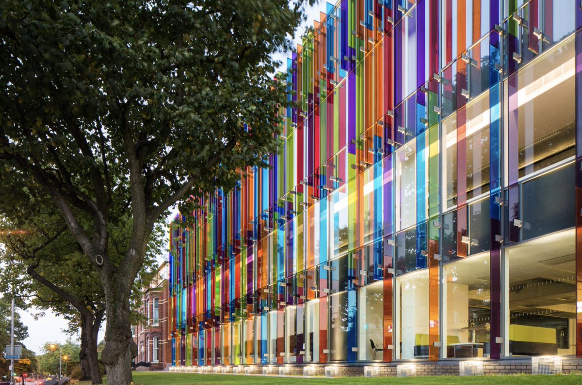 QUBelfast's tweet image. The Computer Science Building. Take a look inside the most colourful building in Belfast! 🌈

Click here to find out more about @QUBEEECS ➡️ ow.ly/qSug50HRLYP

#LoveQUB | #StudySTEM | #StudyUK
