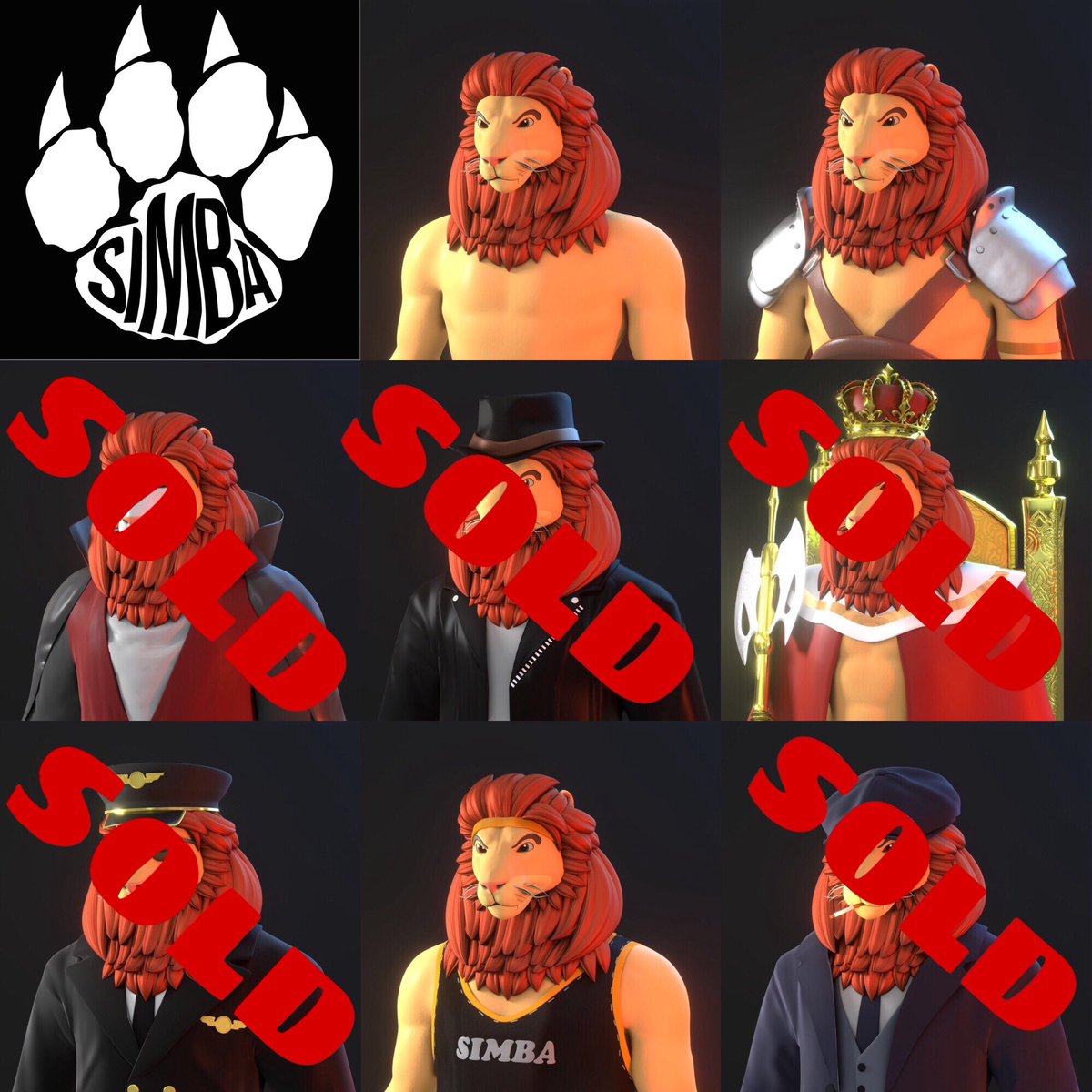 SimbaSocialClub's tweet photo. 5/8 SOLD! π¦
Grab your king of the jungle now for 0.06 #BNB π
https://t.co/TrTGg76I73
#SangSimba #nftmalaysia @Pentasian https://t.co/ttLIPDBnNS