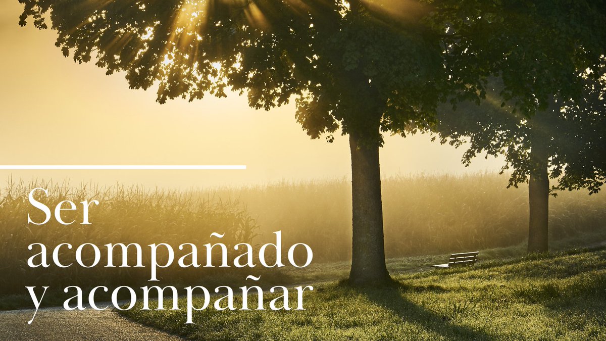 Más que nunca, nos necesitamos, no sólo para hablarnos superficialmente o tratando cosas banales, sino para apoyarnos y acompañarnos hacia nuestro horizonte último -Dios-, o hacia lo profundo de nosotros mismos. <a href="/eignaciana/">Espiritualidad Ignaciana</a> 
espiritualidadignaciana.org/ser-acompanado…