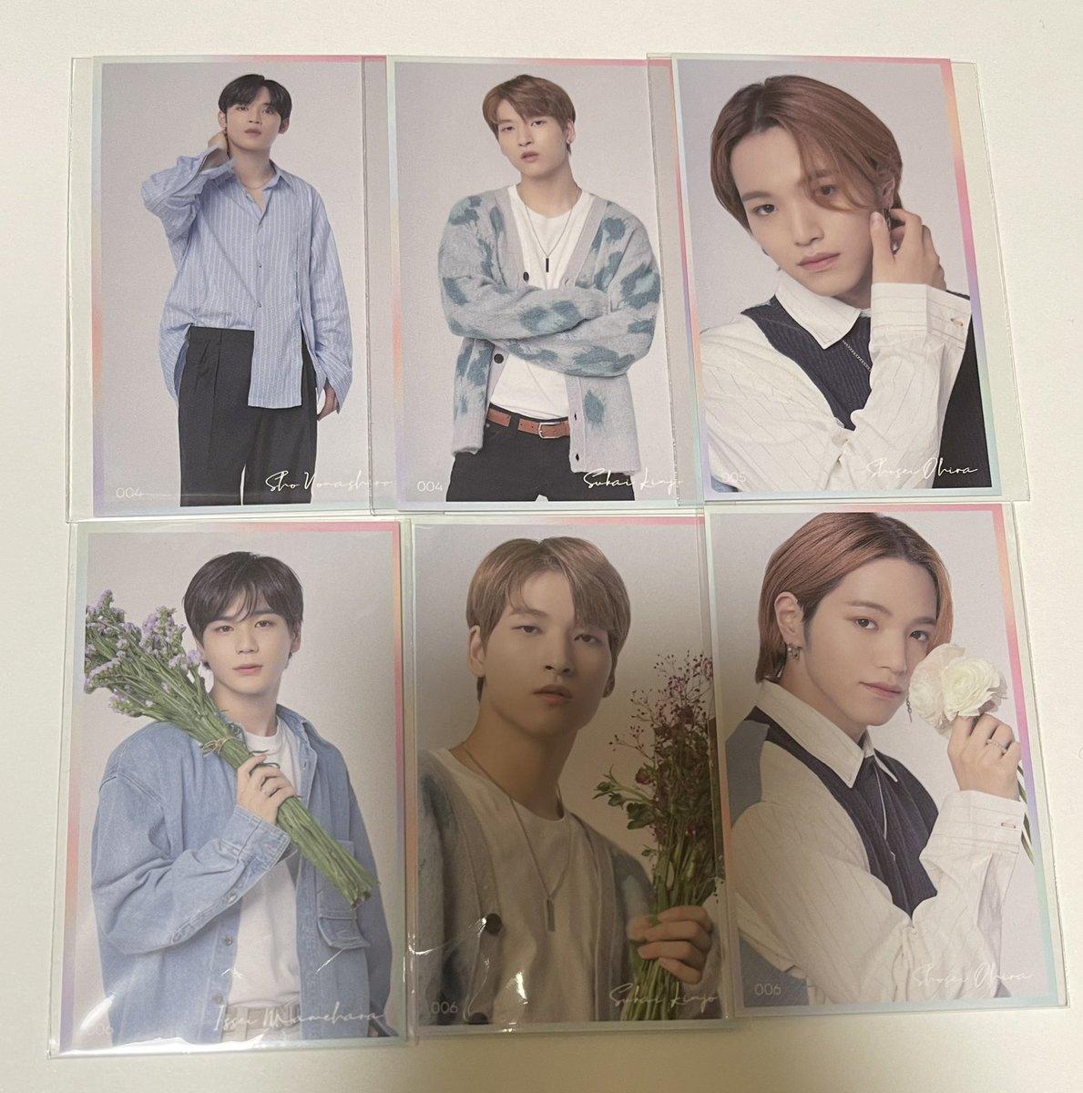 #JO1交換　official goods  OTD トレカ
譲》画像のもの

求》009白岩
　　R001.R002（n:1可能です）

異種のものも含む為難しいと思いますがお心当たりのある方はお気軽にお声かけ下さい🌟
📮郵送交換希望