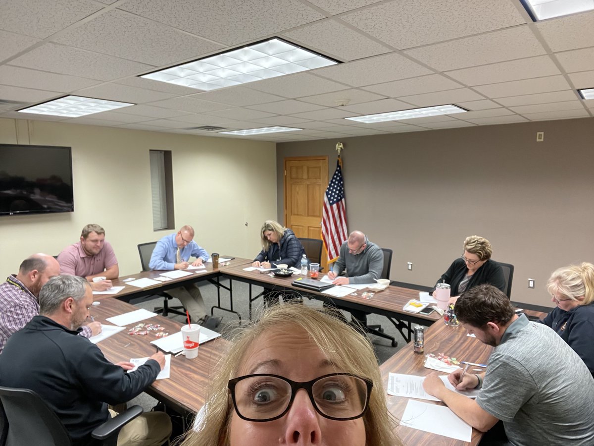 IASB in the Field: Fantastic work session with <a href="/NLCSD/">New London CSD</a> school board! Meaningful work around board goals, and roles and responsibilities. #leadership #learning