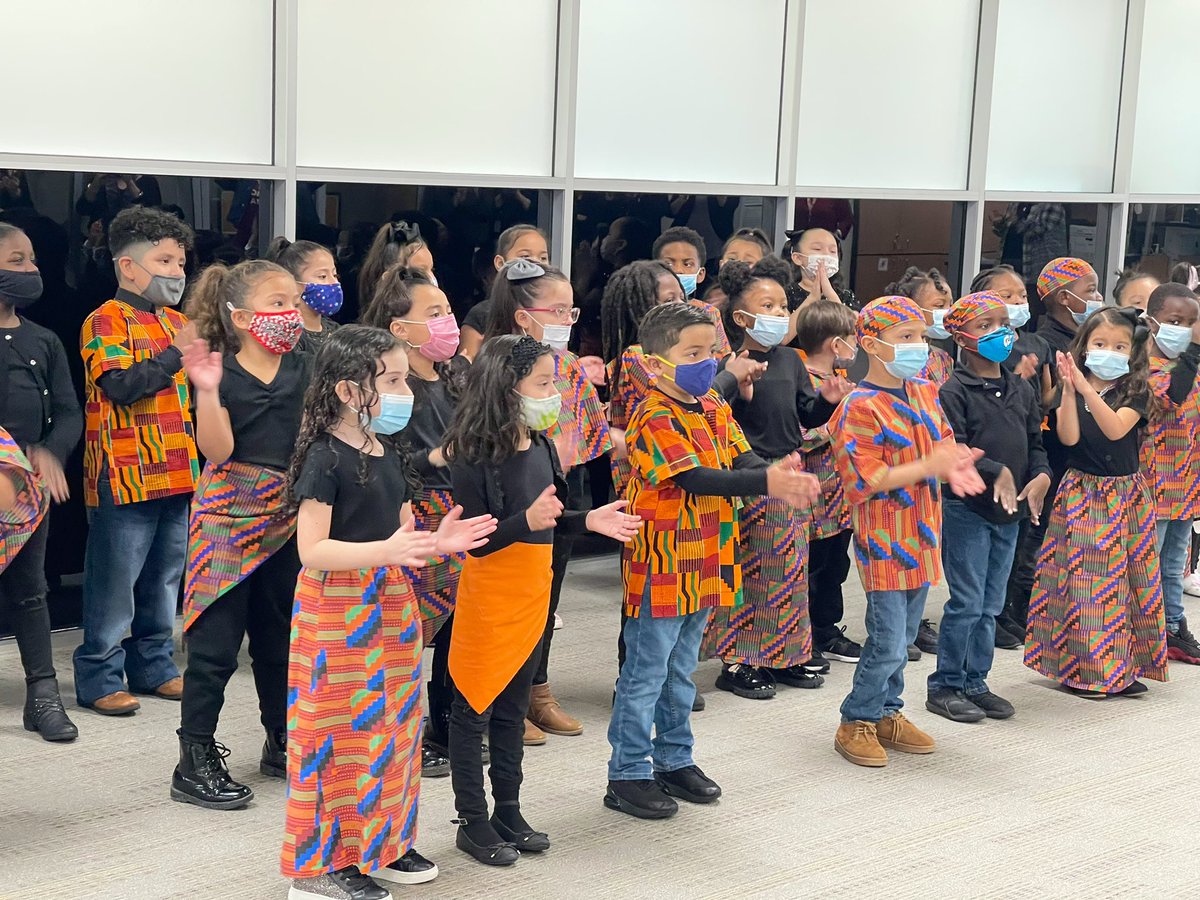 AldineISD's tweet photo. Magrill Primary students helped celebrate #BlackHistoryMonth with staff at the Donaldson Administration Building! https://t.co/9Fc5aJ3rVp