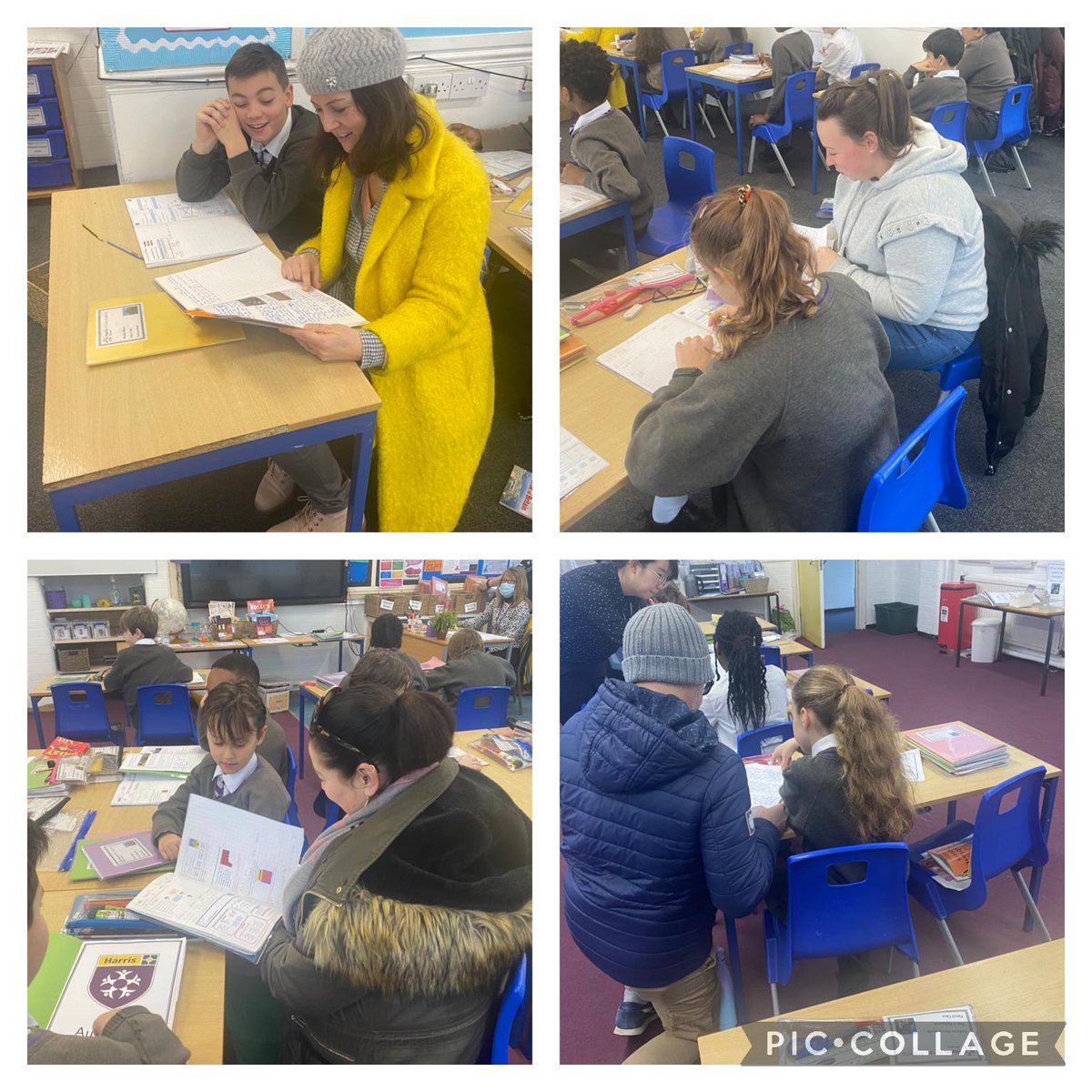 HPABenson's tweet photo. Finale Day today when parents get to see all of the hard work the children have been doing this half term. Thank you for coming in to share the good work! #CommuniyChampions #FinaleDay https://t.co/l894UMAIfY