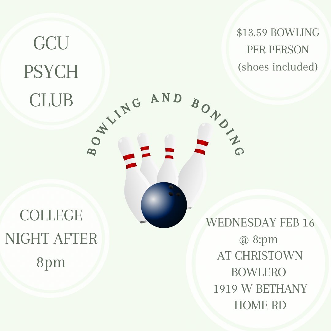 GCU Psychology Club tweet media