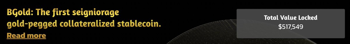 BGoldFinance's tweet photo. It's happening... $BGOLD has reached $500K TVL after 1 hour from launch! Check out the latest &amp; the best gold-pegged collateralized stablecoin on : https://t.co/1aKKSjTCNi #BNB #BSC $BNB #BGOLD #BinanceSmartChain https://t.co/Ms86n30ZaI