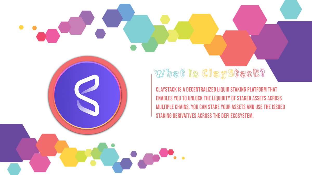NuNoyDeFi's tweet photo. Claystack
Unlock the power of liquid staking and DeFi.
#StakingReDefind
#ClayClan
#claystack
#ClayStackAmbassador
@ClayStack_HQ https://t.co/FtgewNv2dR