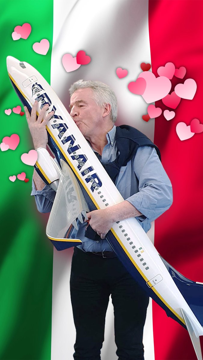 Ryanair_IT's tweet photo. CIAO @ITAAirways  🇮🇹 o come la chiamiamo noi, PICCOLA LUFTHANSA 

Con amore dalla compagnia aerea preferita dagli Italiani https://t.co/NfnRJy2hWX