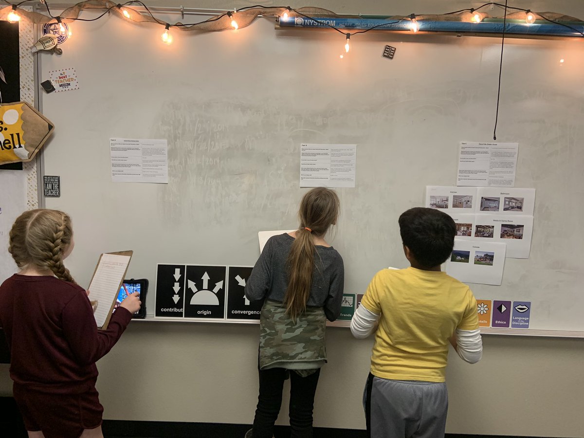 The excitement is real today!  3rd grade architects are bidding on the dream homes of our teacher clients! <a href="/RoanokeRangers/">Roanoke Elementary</a>