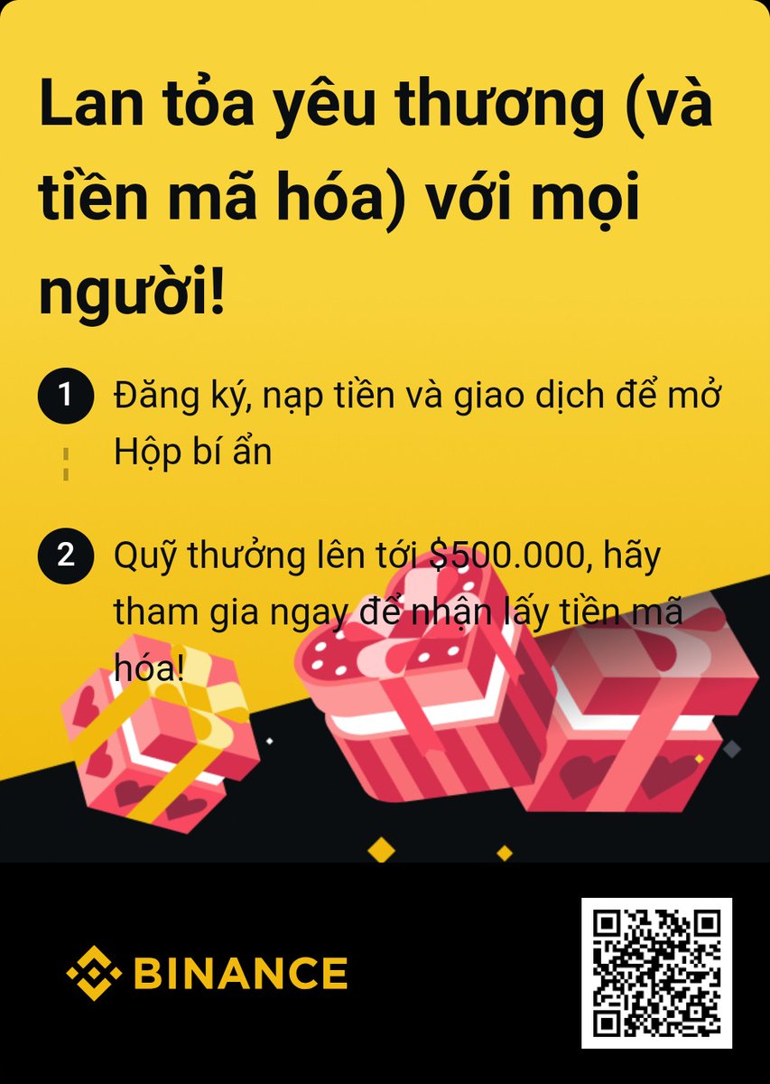 It huge gift on binance if you click on this and be member on binance you get a gift 50busd by me thanks