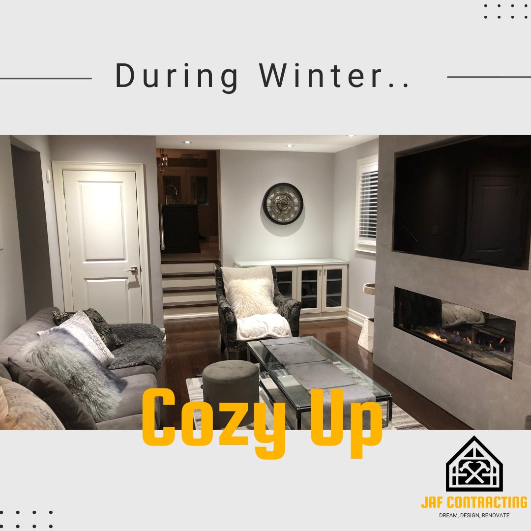 JAFContracting's tweet photo. Winter doesn't have to feel chilly when you have a newly renovated living area to cozy-up in! 

✅ Licensed and Insured
✅ Stick to the budget and timeline
✅ Peace of mind 

📥 Direct Message 

🖥 https://t.co/pGKQRKpzxf

✉️ info@jafcontracting.ca

📞 647-406-8334 https://t.co/zMiUyCI1Zi