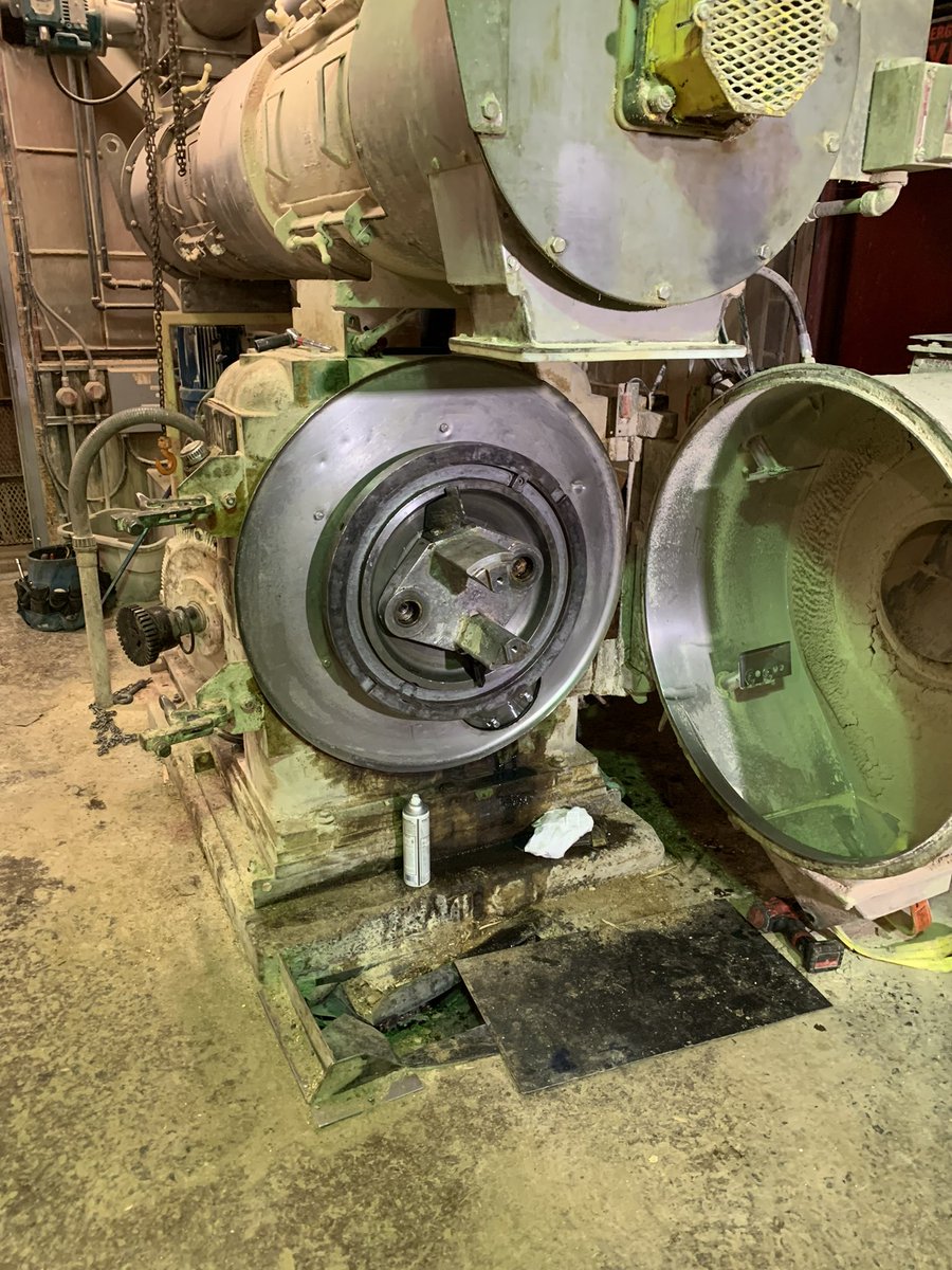 BECorp_'s tweet photo. ON THE ROAD - Rebuild done on-site of customer CPM 3000 Pellet Mill. Swipe through to see the progress! #becorp #feedmill @MasterfeedsCDN https://t.co/PSzbpkmunL