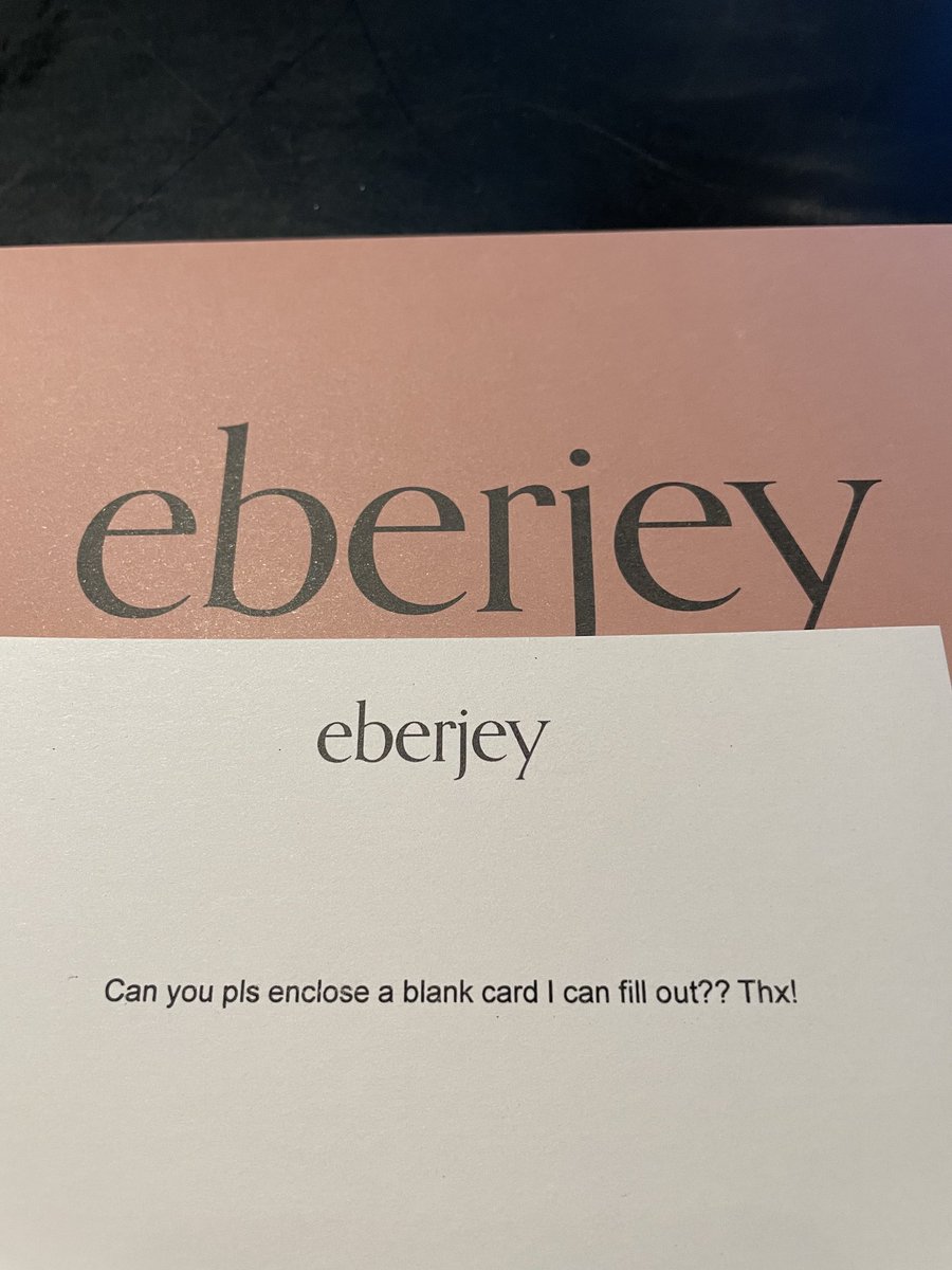 maureen_crow's tweet photo. Well they followed my request literally at least. 🤦‍♀️#eberjey https://t.co/DEDDyHcfm9