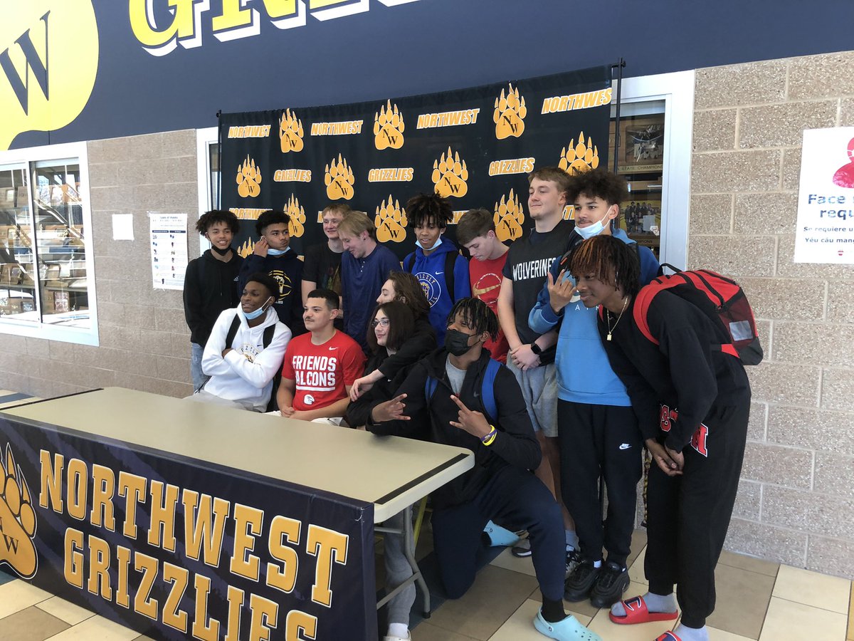 Congrats to Kev on signing with friends today!