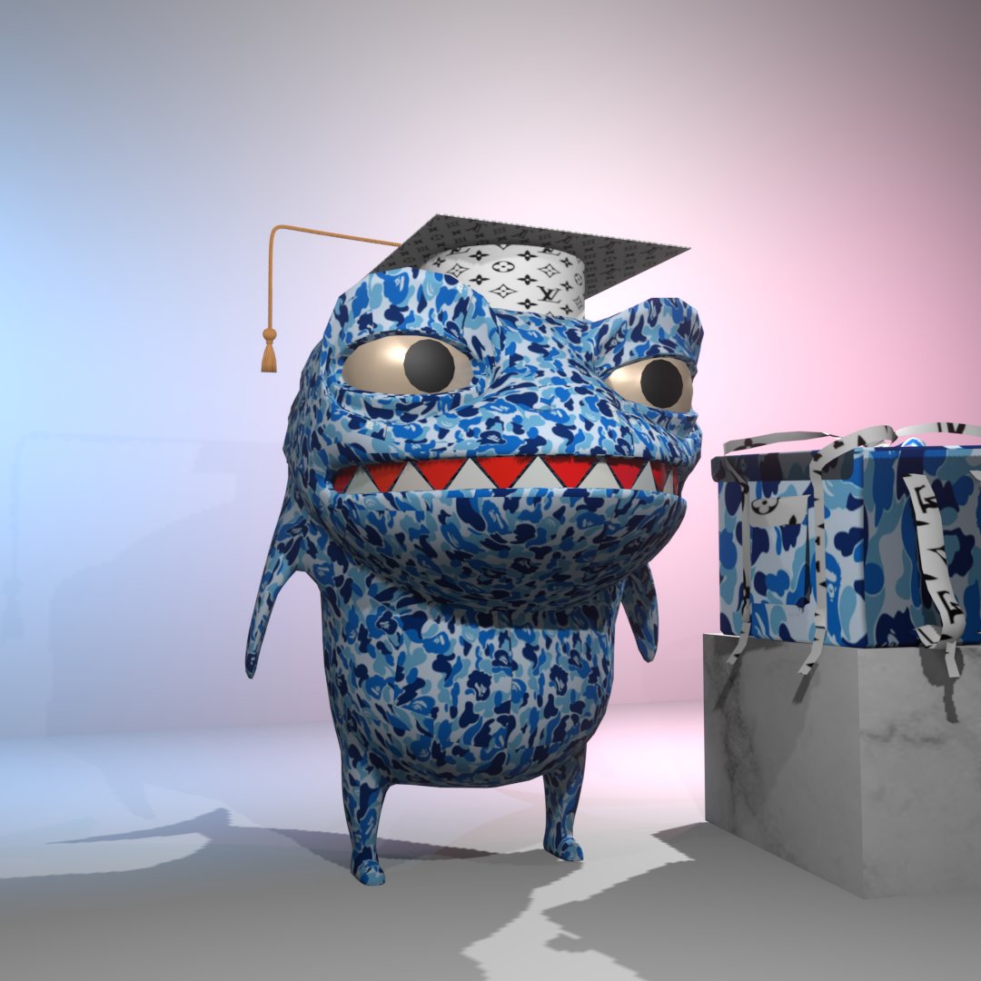 $HTR The first TinyShark is already gone to make you wait the next ones here is a second one already available on HathorMarket my friends 🤩