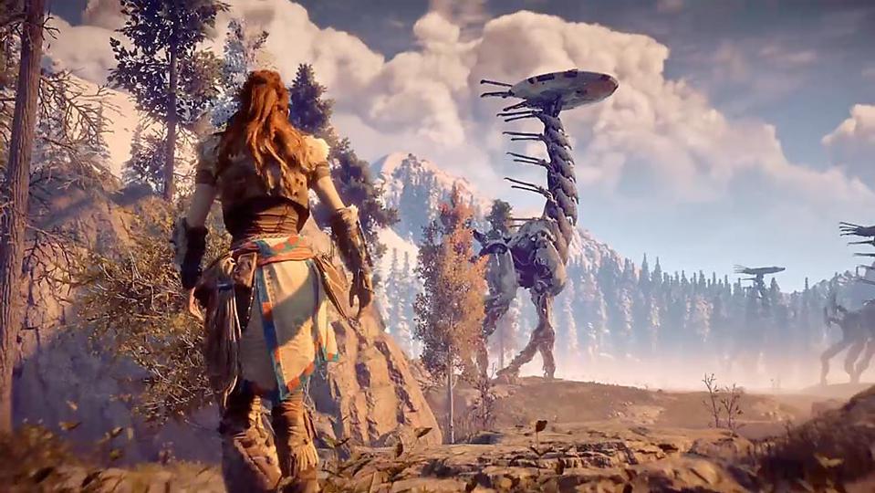 metacritic on X: Horizon Zero Dawn [PS4 - 89] (2017)   Horizon emerges as a graceful, intoxicating and  often surprising adventure. - EDGE Magazine  / X