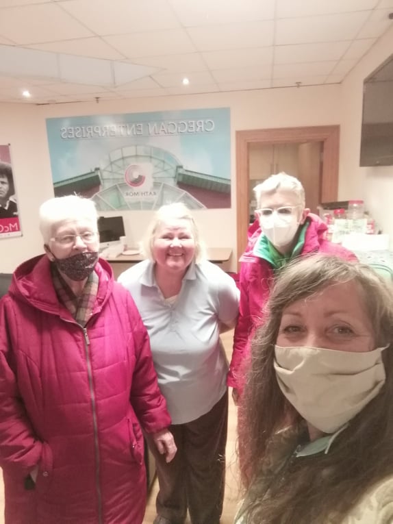 CathereenW's tweet photo. "Living with Legacy" Community Based Skills Project.  Reminiscence workshop through photographs/storytelling. Increasing understanding and respect between older people and younger people. Tackling issues around stereotyping and ageism, Building relationships based on common good https://t.co/j3aKFC913O