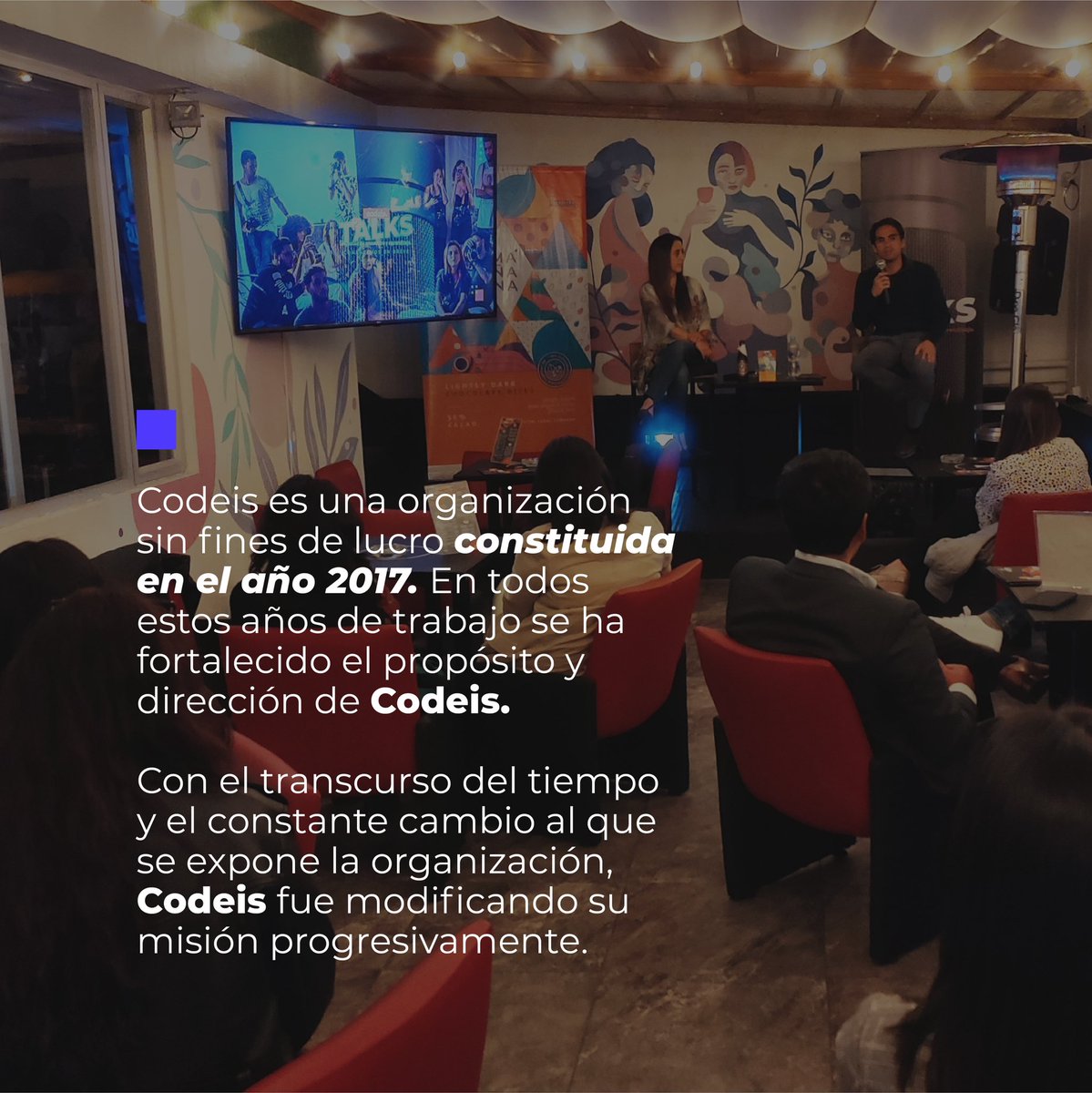 codeisec's tweet photo. ✊NUESTRA VERDADERA RAZÓN DE SER✊
💥Todo nuestro esfuerzo tiene un por qué y un verdadero propósito que nos motiva a trabajar más duro por la comunidad.
#SomosCodeis #Emprendimiento #Liderazgo #InnovaciónSocial https://t.co/9AUtVbirwx