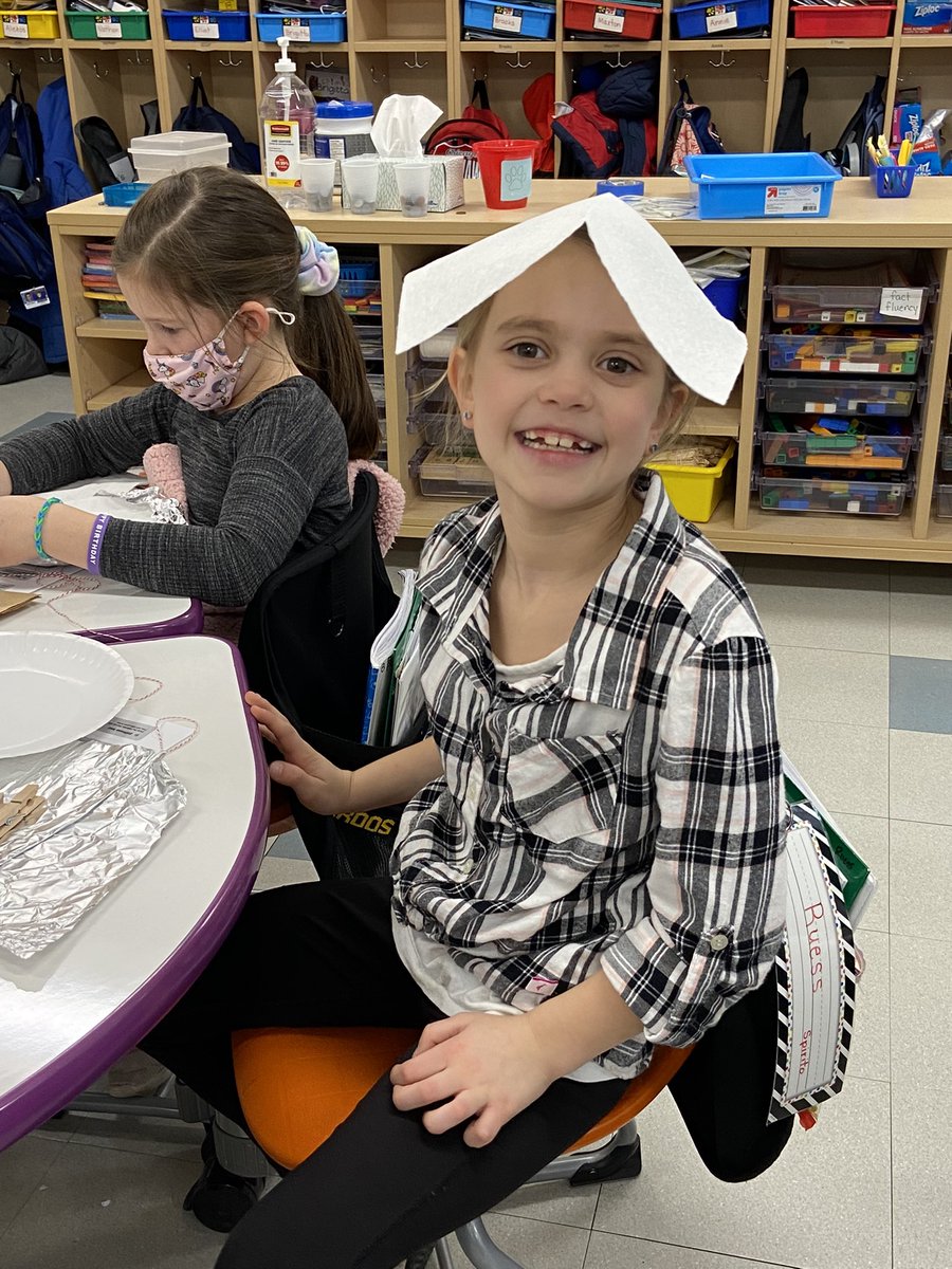 Learning about properties and creating a hat to wear in sunny spot