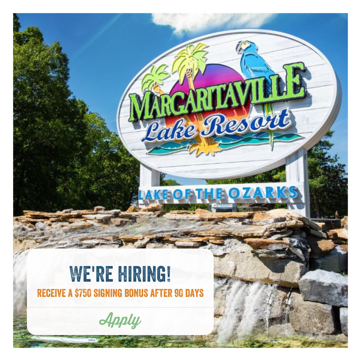 Join us in paradise! All positions receive a $750 sign-on bonus after 90 days and many more benefits! Find out more bit.ly/3gdCWvM!