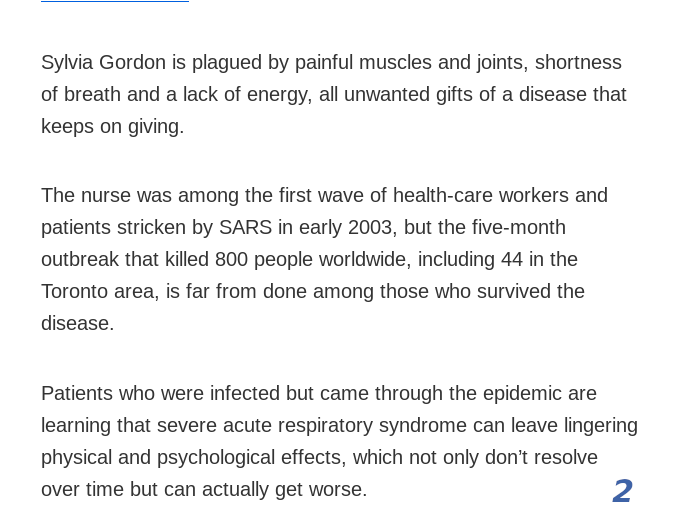 jo_kuehn's tweet photo. This reads very much like #LongCovid. And it is not encouraging that over the course of a whole four years of #postsars, there has even been a deterioration in the overall condition. https://t.co/9UmgyKdxA2