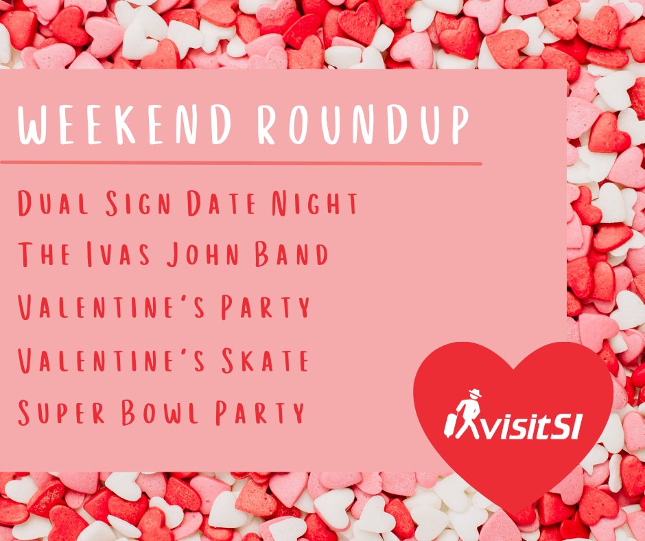We LOVE how full our website calendar is this weekend! Live music, Valentine’s Day celebrations, Super Bowl parties, and much more! Find more events and details here! ➷❤️

bit.ly/33zJjRi