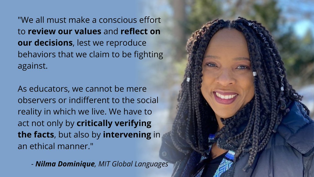 The MLK Jr. Leadership Awards are given to community members who embody Dr. King’s commitment to community, integrity, and leadership. This year's awardees spoke about what those values mean to them.

Congrats to faculty recipient Nilma Dominique! <a href="/MITLanguages/">MIT Global Languages</a>

#MLKLeadership
