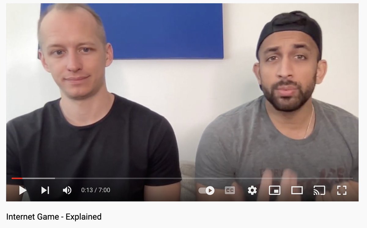 Our founders <a href="/jlejuwaan/">AB🦾🚀</a> and <a href="/KrishJagirdar/">KJ</a> put together a video to answer every common q about Internet Game.  

Watch to get excited, put a face to their name, and HELL, we just might give away 20 Bronzelist spots to people who like and retweet!

➡️: youtu.be/o60_5siaGiU #P2E