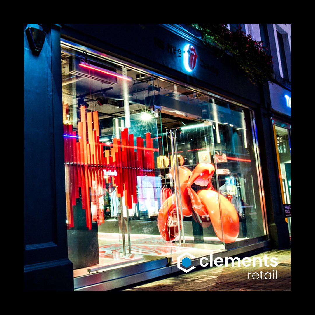 ClementsRetail's tweet photo. Leading up to the romantic day, it's only right to share with you the most recognisable set of lips in the world!

@RollingStones No.9 Carnaby is an award-winning retail space that the Clements Retail team made possible back in 2020. https://t.co/eAySBhK1CP