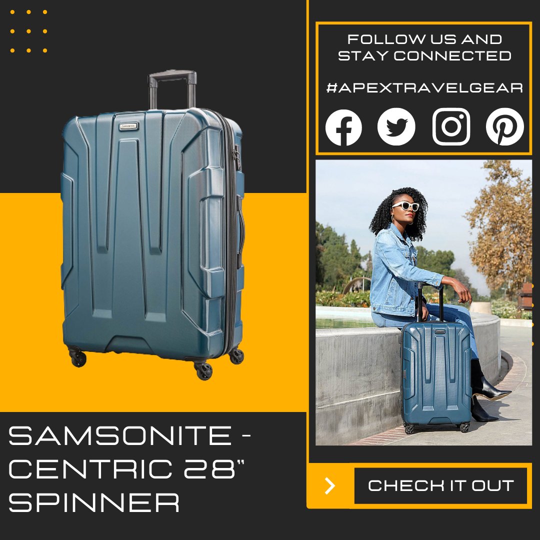 ApexTravelGear's tweet photo. Ensure your travel essentials are well packed and organized with this teal Samsonite Centric hardside suitcase
.
https://t.co/wCXN5enjTm
.
#luggage #hardsideluggage #spinnerwheels #samsonite #tsalock  #travelluggage #samsoniteluggage #luggagestorage #packingorganization https://t.co/n78NVM3olH