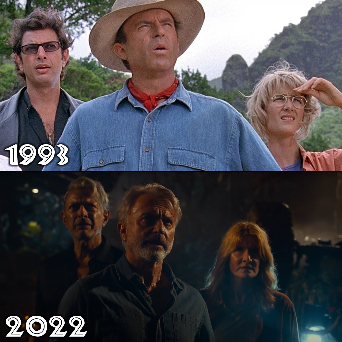 EverythingJPark's tweet photo. The Trio Returns. #JurassicWorldDominion https://t.co/ksxH1tLr89