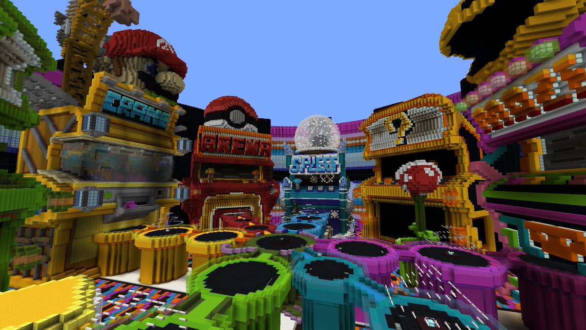 Welcome to the Arcade! Bunch of games here.
#Minecraft #arcadegames #MinecraftServer