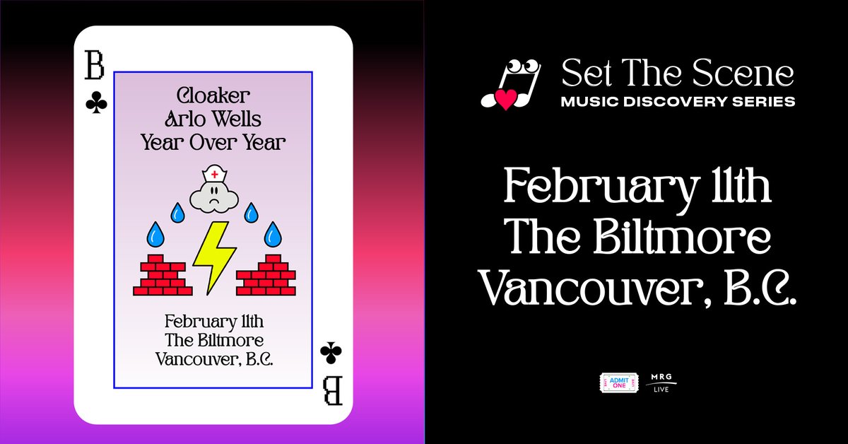 Don't miss out on <a href="/biltmorecabaret/">Biltmore Cabaret</a>'s second #SetTheScene Music Discovery Series. Check out <a href="/Cloakerband/">Cloaker</a>, @arlowells604, and <a href="/yearoveryearbc/">yearoveryear</a> bring the roof down in Biltmore's local talent showcase! 

🔗: bit.ly/34vh5x7