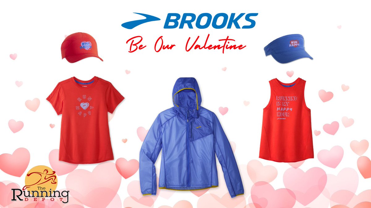TheRunningDepot's tweet photo. A little Valentine's Day inspiration from @brooksrunning!
#runhappy #valentinesoutfit #runningapparel #valentinesgift #ishopCL https://t.co/rRoLq8kyCY