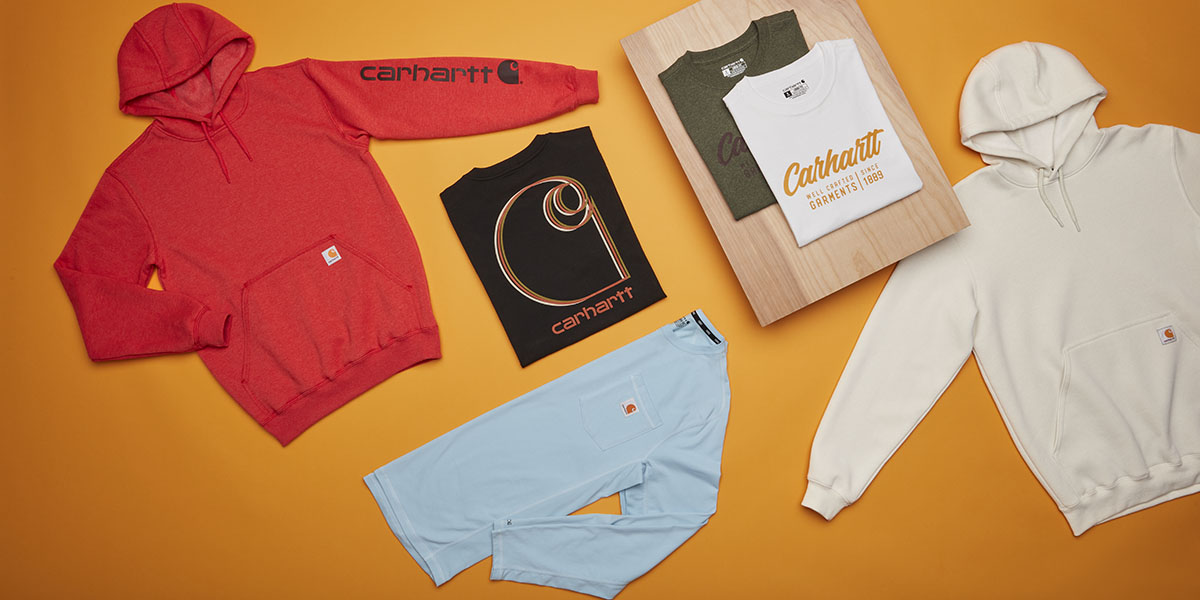 Carhartt's tweet photo. Our newest gear is built to help you outwork long days, any weather, and every rugged condition out there. https://t.co/zGttp8JTub #Carhartt #FitFortheNextFrontier https://t.co/j8sBOWoLNI