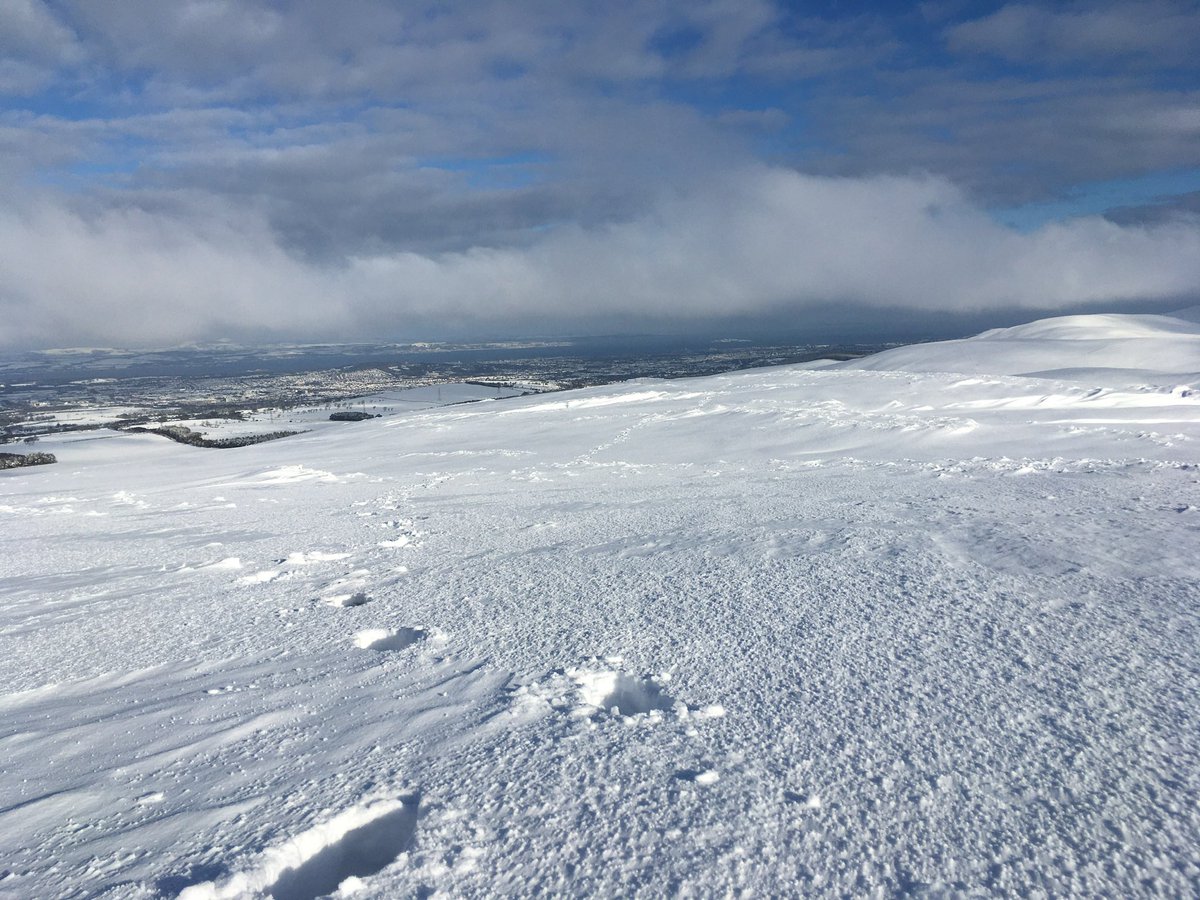 10 February 2021, when the hills were bathed in fresh, deep snow and it seemed like the Pentlands could be anywhere on earth.