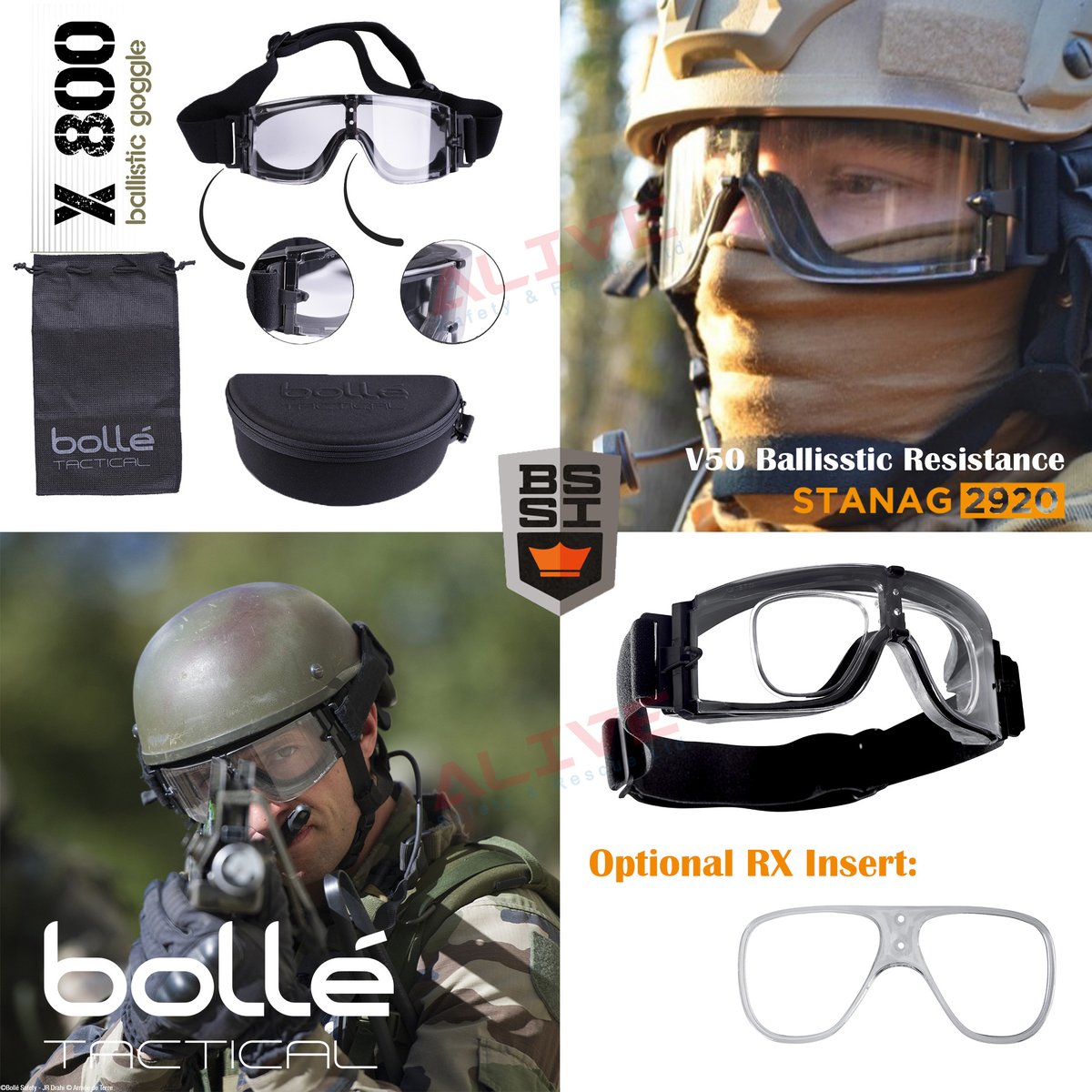 alive_sr's tweet photo. Discover Bollé Safety Standard Issue (BSSI) Line - X800 Clear Ballistic Goggle, Compatible with all types of helmets.
#Military #ppeeyewearexperts #safetyequipment #airsoftgear  #paintball #ppe #militarywife #SafetyFirst #TacticalSeeker #safety4students https://t.co/aFjHWUX6IX