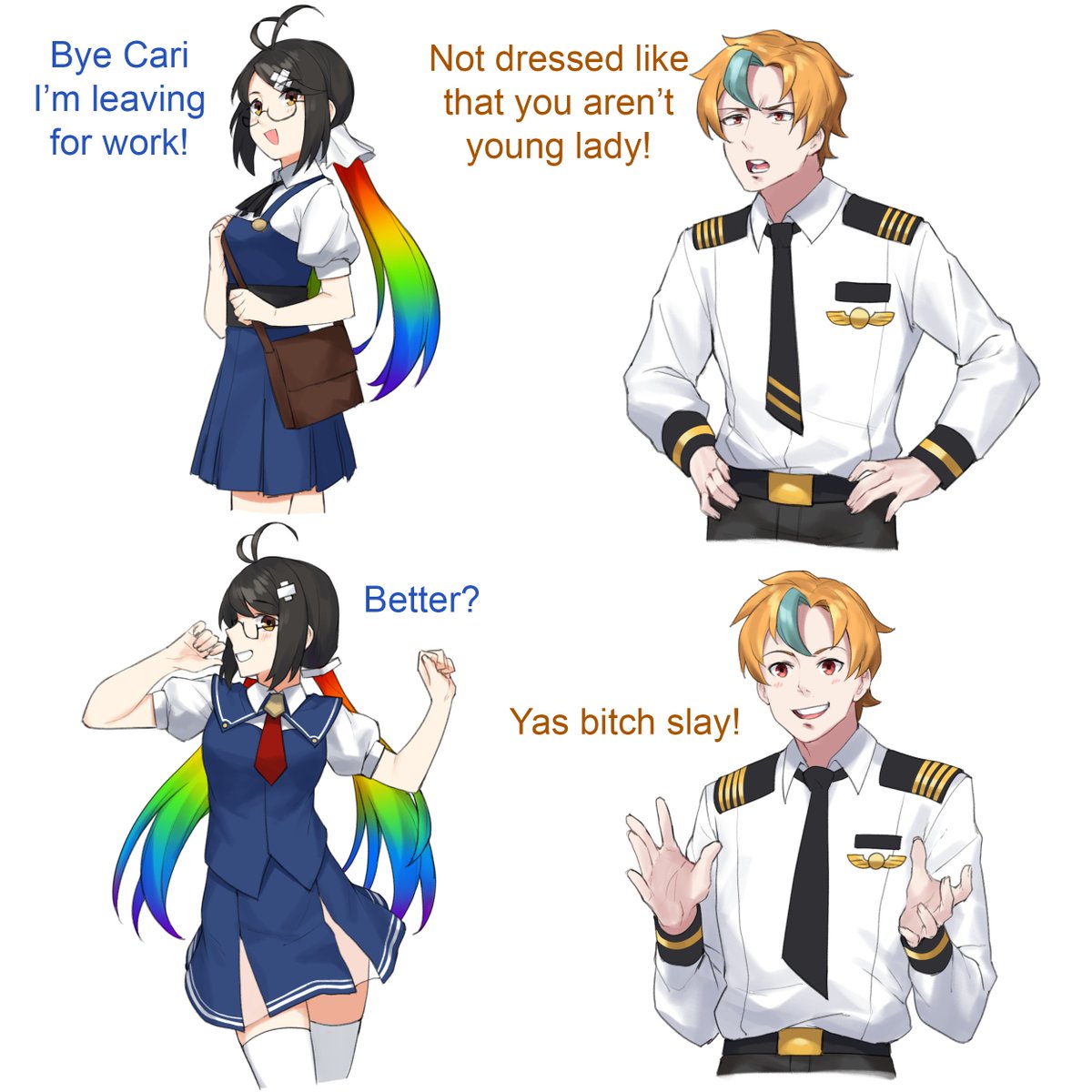 RAINAplease's tweet photo. the TRUE story behind my current #VTuber design

#rainagaki #waraina #CariArt #cariLULS

🎨https://t.co/EgR45VhgJm https://t.co/dByOxZeP4k