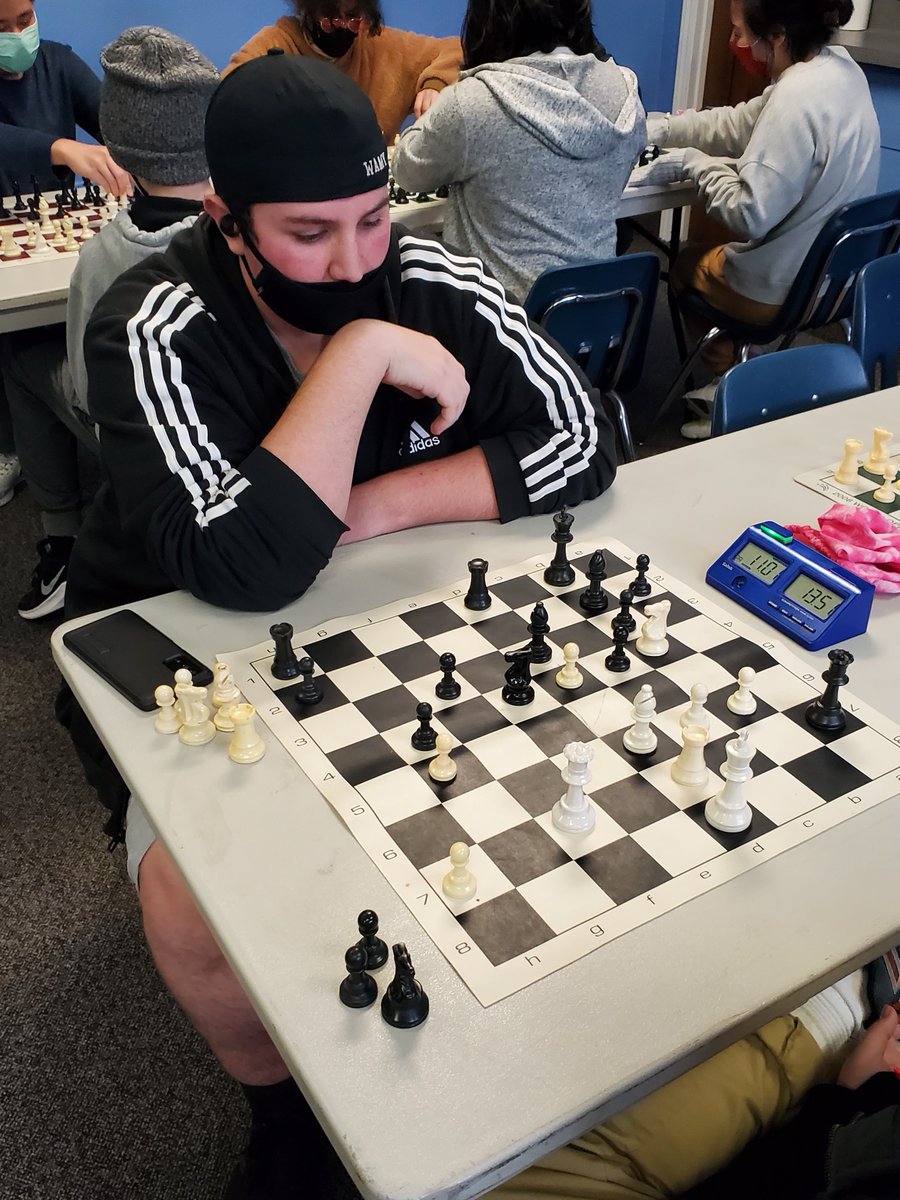 ERUFSD's tweet image. Congratulations to the ERHS Chess Team, which maintains first place status after yesterday's match against Northstar Christian Academy! The team's record improved to 6-2 in the league.