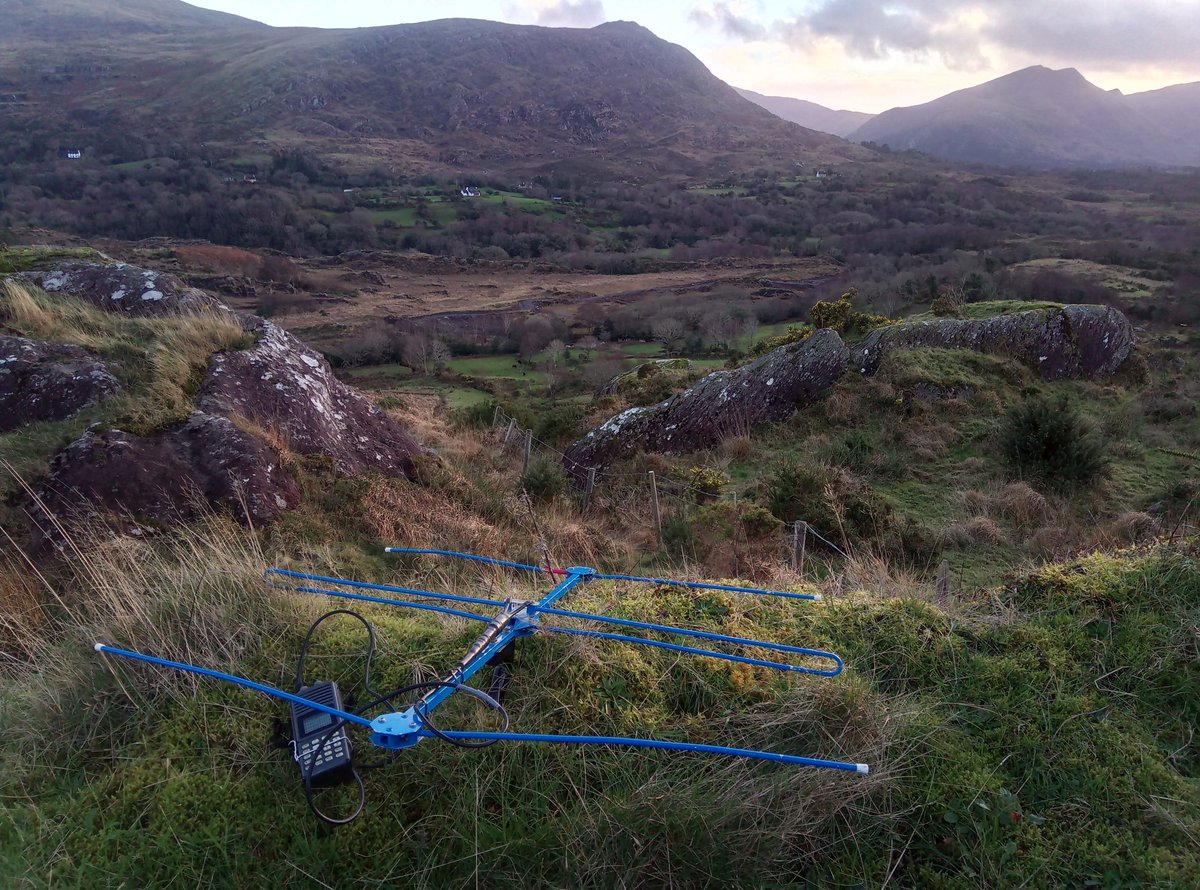 Not a bad spot to be doing some fieldwork this winter. I've tracked one of my tagged #woodcock into this gorgeous little valley on the Beara Pensisula after it went missing from the main study site. It won't shake me off so easily!
